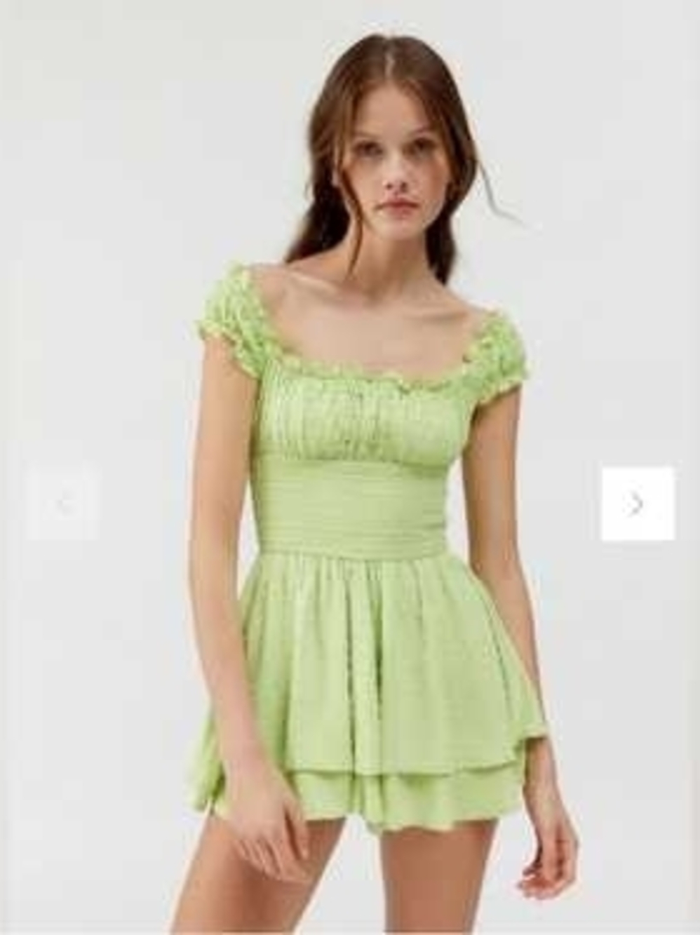 Urban Outfitters Rosie Smocked Mini Dress